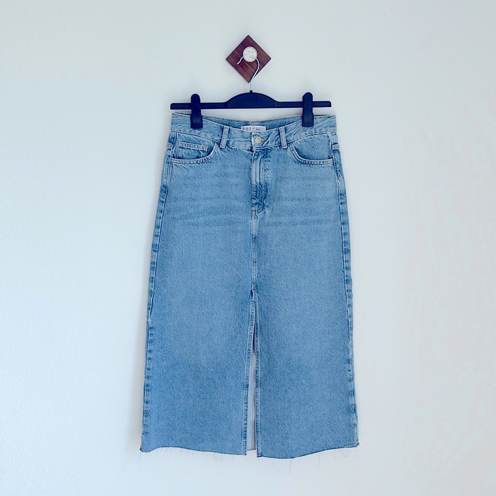 Midi Denim Skirt - NWT - Size 12